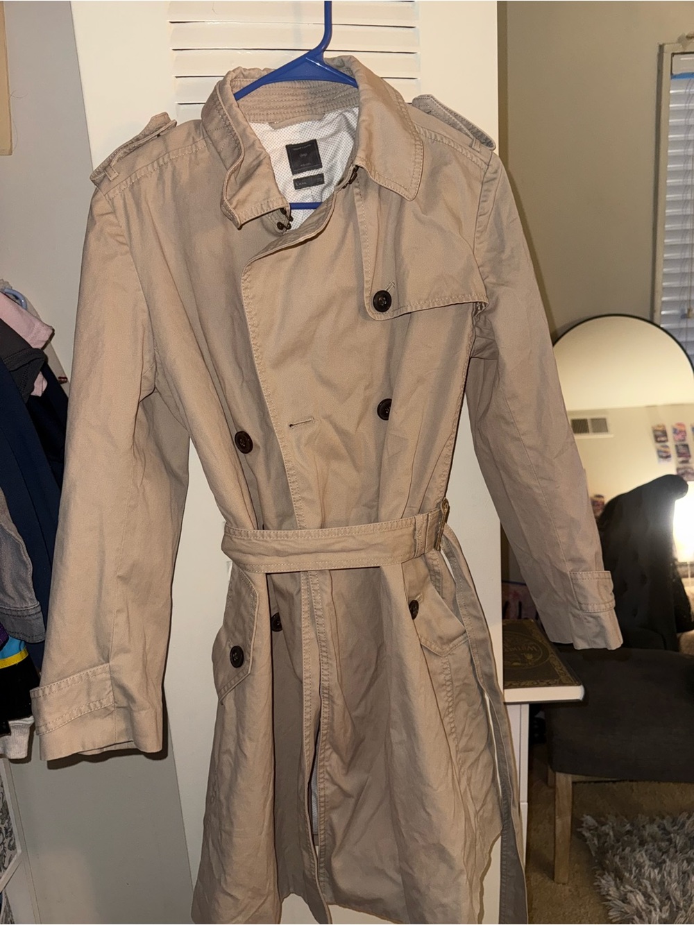 GAP Beige Utility Jacket with Snap Details